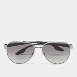Prada Sport Black SPS 54T Aviator Sunglasses