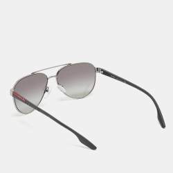 Prada Sport Black SPS 54T Aviator Sunglasses