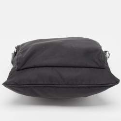 Prada Black Tessuto Nylon Front Pocket Messenger Bag