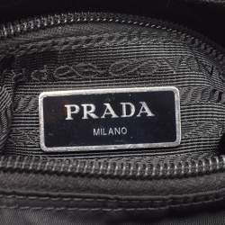 Prada Black Tessuto Nylon Front Pocket Messenger Bag