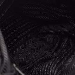 Prada Black Tessuto Nylon Front Pocket Messenger Bag