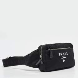 Prada Black Re-Nylon Belt Bag