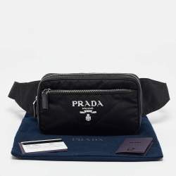 Prada Black Re-Nylon Belt Bag