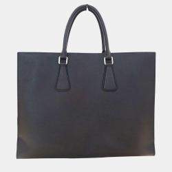 Prada Black Leather Shoulder Bag