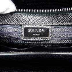 Prada Black Leather Shoulder Bag