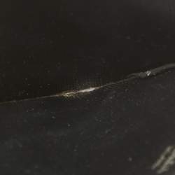 Pre Owned Prada Black Saffiano Leather Logo Card Holder