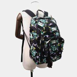 Prada Frankenstein Backpack Black/Multicolor Nylon 