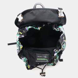 Prada Frankenstein Backpack Black/Multicolor Nylon 