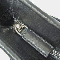 Prada Leather Shoulder Bag Black