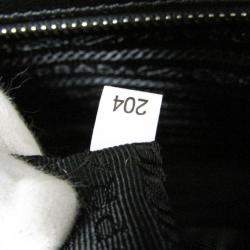 Prada Leather Shoulder Bag Black