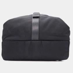 Prada Black Nylon Re-Nylon Xsaffiano Leather Backpack 