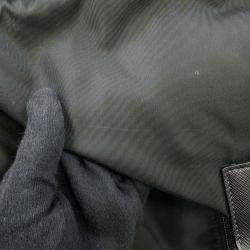 Prada Black Nylon Re-Nylon Xsaffiano Leather Backpack 