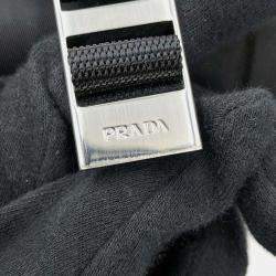 Prada Black Nylon Re-Nylon Xsaffiano Leather Backpack 