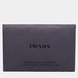Prada Saffiano Dark Grey Saffiano Leather Envelope Crossbody Bag