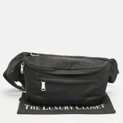 Prada Black Nylon Oversized Fanny Pack Bag
