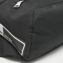 Prada Black Nylon Oversized Fanny Pack Bag