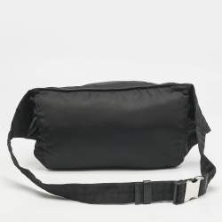 Prada Black Nylon Oversized Fanny Pack Bag