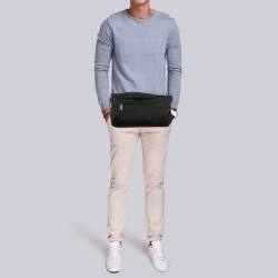 Prada Black Nylon Oversized Fanny Pack Bag