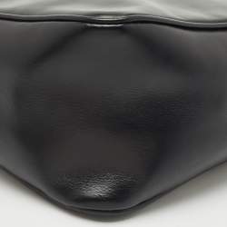 Prada Black Triangle Leather Shoulder Bag