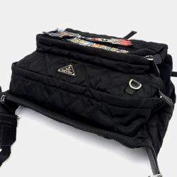 Prada Black Nylon Biker Bag