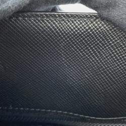 Pre Owned Prada Saffiano Leather 2way Tote Bag Black Leather