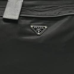 Pre Owned Prada Black Nylon Travel Garment Bag