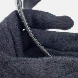 Pre Owned Prada 2Way Business Bag Black Brushedleather