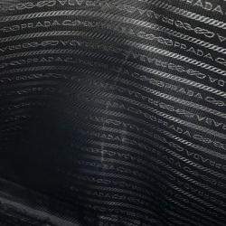 Pre Owned Prada 2Way Business Bag Black Brushedleather