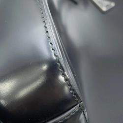 Pre Owned Prada 2Way Business Bag Black Brushedleather