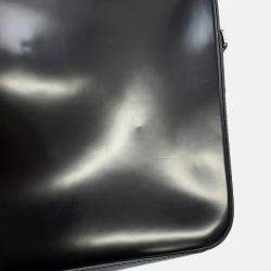 Pre Owned Prada 2Way Business Bag Black Brushedleather
