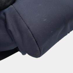 Pre Owned Prada Re-Nylon Navy Nylon Leather Backpack