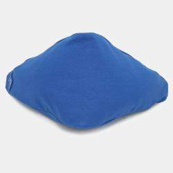 Pre Owned Prada Triangle Blue Canvas Messenger Bag