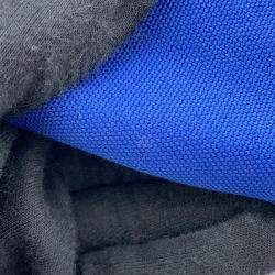 Pre Owned Prada Triangle Blue Canvas Messenger Bag