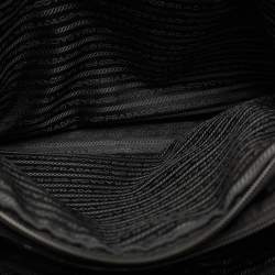 Pre Owned Prada Black Nylon and Saffiano Leather Briefcase