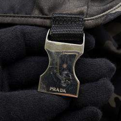 Pre Owned Prada Camouflage Backpack Khaki/Black Nylon