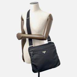 Pre Owned Prada Shoulder Bag Black Nylon