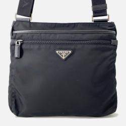 Pre Owned Prada Shoulder Bag Black Nylon