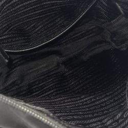 Pre Owned Prada Black Nylon Re-Nylon Crossbody Bag