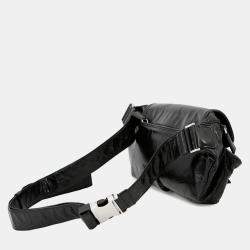 Pre Owned Prada Crossbody Bag Black Calf Leather