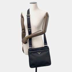 مملوكة مسبقًا Prada Re-Nylon Shoulder Bag Black Nylon