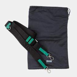 مملوكة مسبقًا حقيبة هاتف ذكي برادا جلد سافيانو أخضر مثلثية الشكل