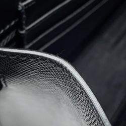 Pre Owned حقيبة كلاتش برادا جلد سافيانو أسود