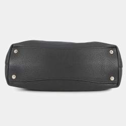 Pre Owned حقيبة يد برادا سوداء جلد فيتيلو داينو