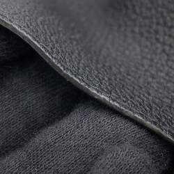 Pre Owned Prada Vitello Dino Triangle Backpack Black Leather