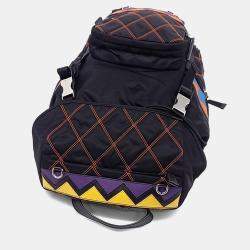 Pre Owned حقيبة ظهر برادا نايلون متعدد الألوان تيسوتو