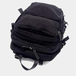 Pre Owned حقيبة ظهر برادا قماش أسود قماش