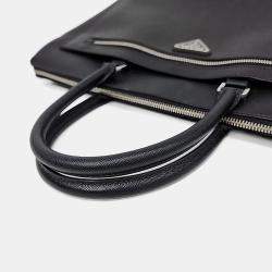 مملوكة مسبقًا Prada Black Saffiano Briefcase (2VG044)
