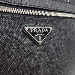 مملوكة مسبقًا Prada Black Saffiano Briefcase (2VG044)