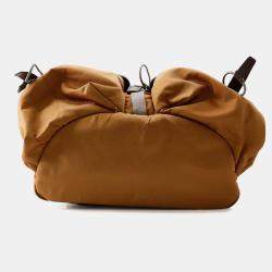 Pre Owned Prada 2Vz117 Backpack Brown Nylon Leather Backpack Bag