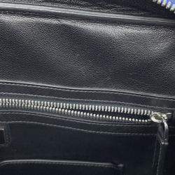 Pre Owned Prada Briefcase Blue Saffiano Leather Briefcase Bag